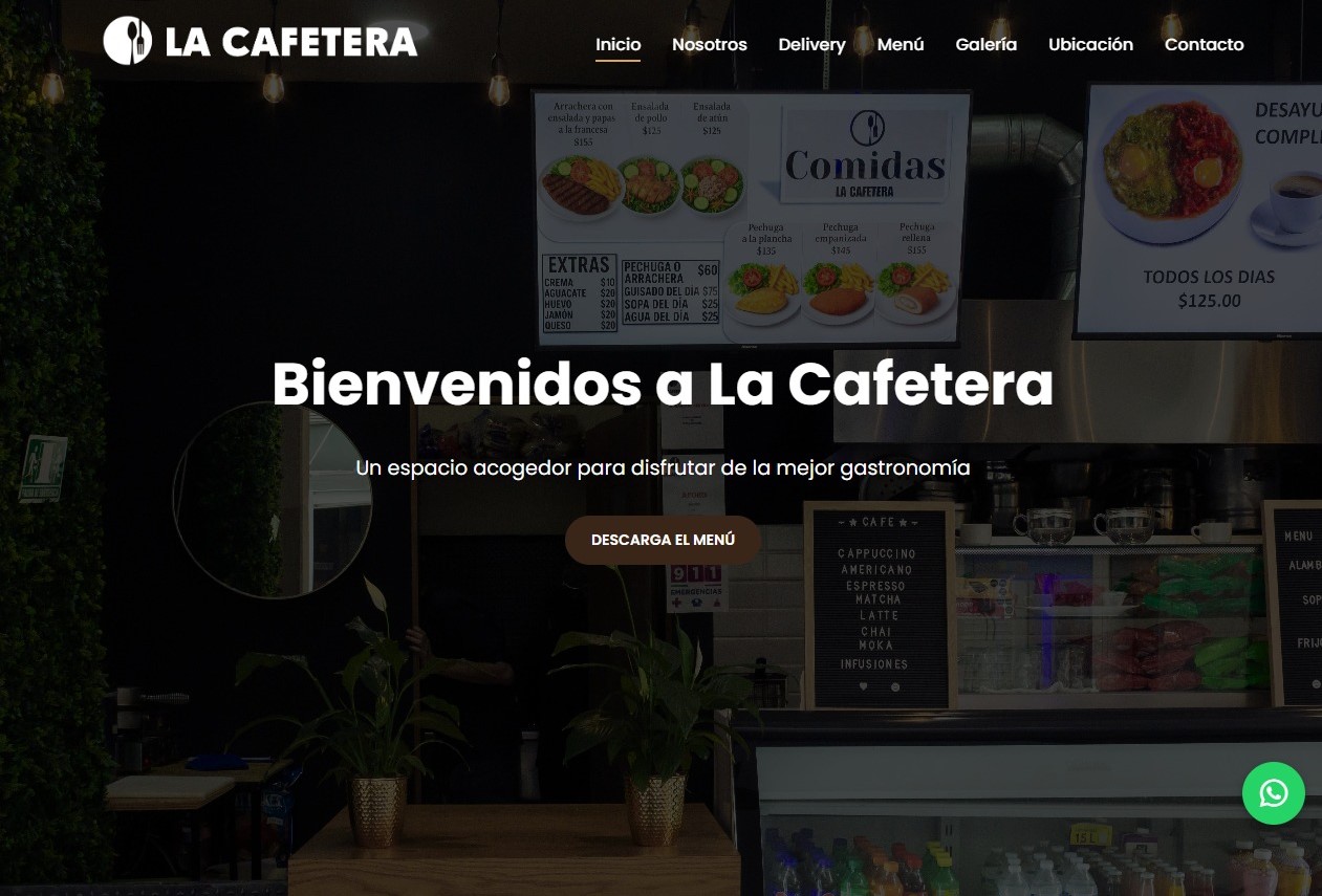 La Cafetera Oficial Polanco — Menú interactivo y fotos